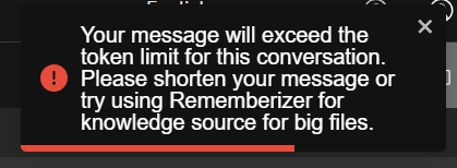 トークン制限エラー