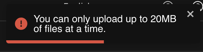 最大ファイルサイズエラー