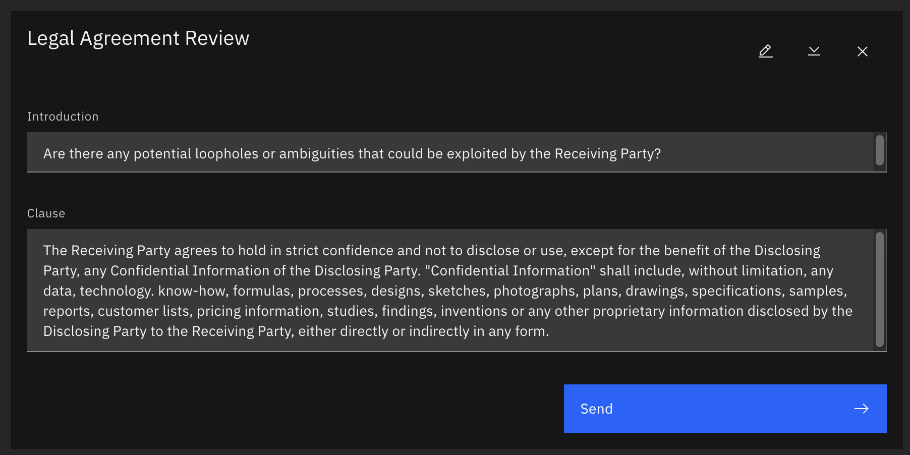 法的契約レビュー NDA